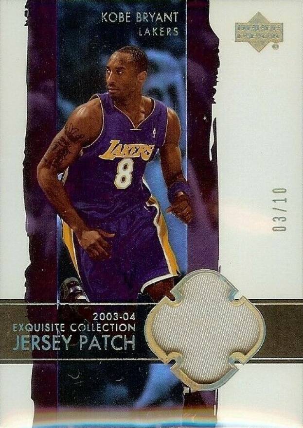 2003 Upper Deck Exquisite Collection Kobe Bryant #15-P Basketball Card