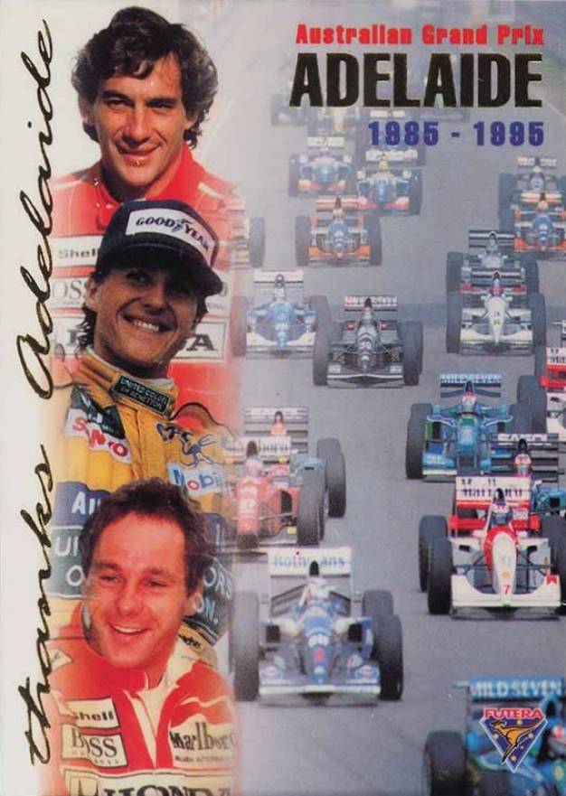 1995 Futera Australian Formula 1 Grand Prix Redemption Thanks Adelaide #WR Other Sports Card