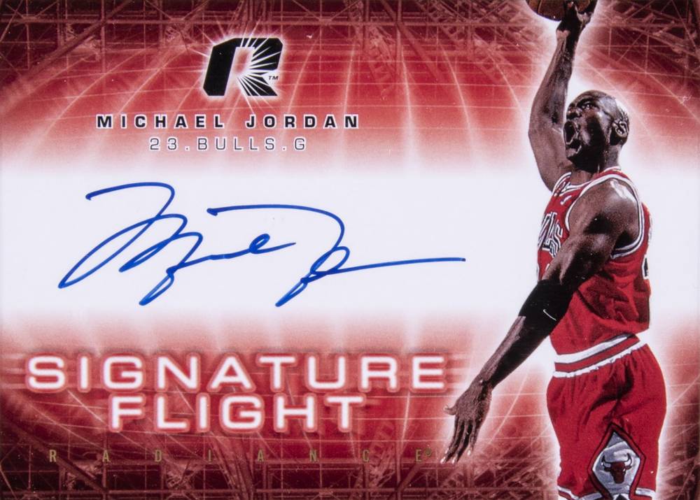2008 Upper Deck Radiance Signature Flight Michael Jordan #SF-MJ Basketball Card