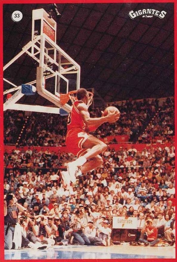 1987 Gigantes De La NBA Michael Jordan #33 Basketball Card