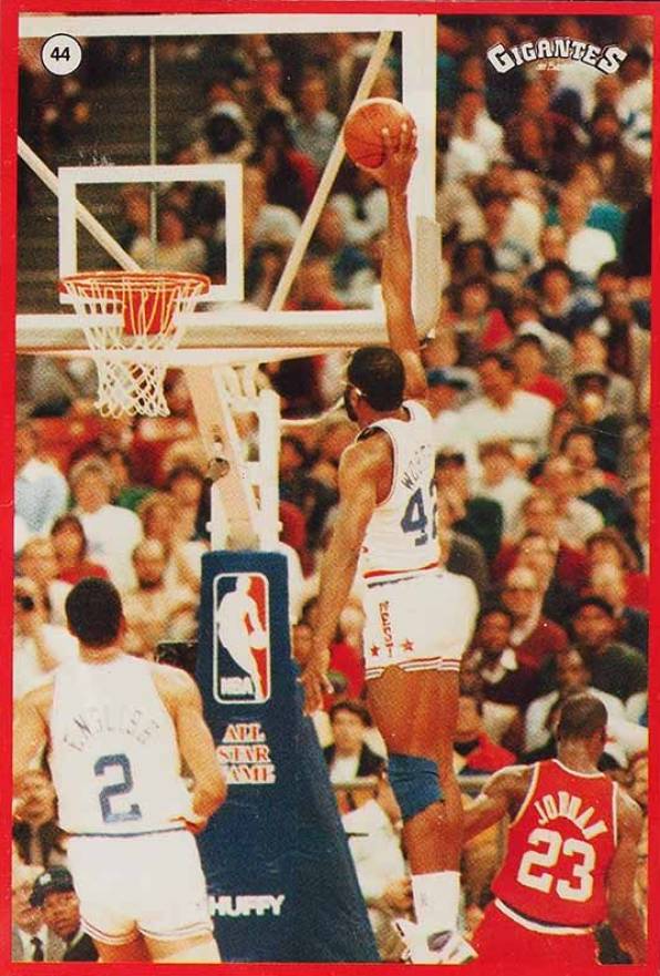 1987 Gigantes De La NBA James Worthy #44 Basketball Card