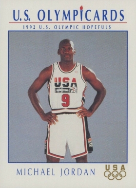 1992 Impel Olympicards Michael Jordan #12 Basketball Card