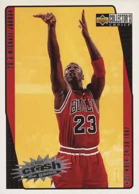 1997 Collector's Choice Crash The Game Michael Jordan #C30 Basketball Card
