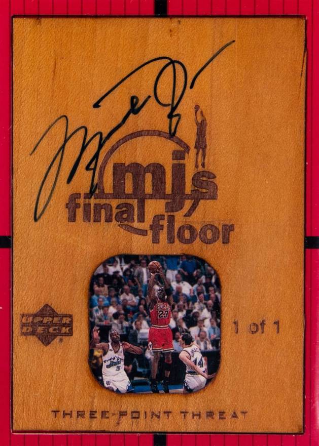 1999 Upper Deck MJ Final Floor  3 point threat 6/14/98 #FF4W Basketball Card