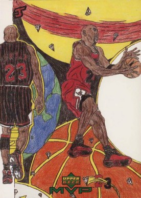 1999 Upper Deck MVP Draw Your Own Tradition Card Michael Jordan #W16 Basketball Card