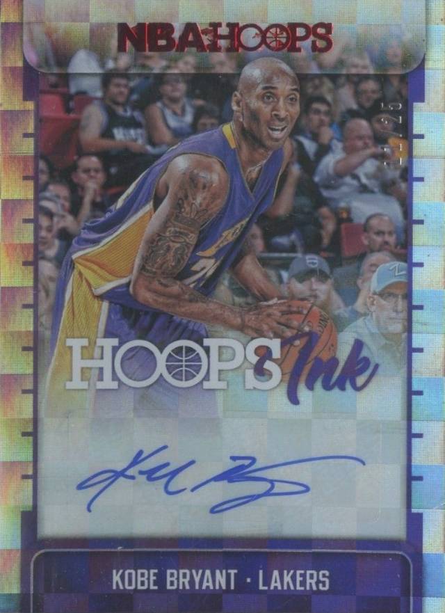 2017 Panini Hoops Ink Autographs Kobe Bryant #HIKBR Basketball Card