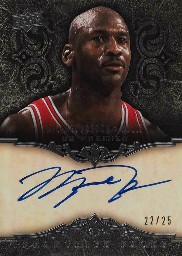 2008 Upper Deck Premier Franchise Faces Autograph Michael Jordan #FF-MJ Basketball Card