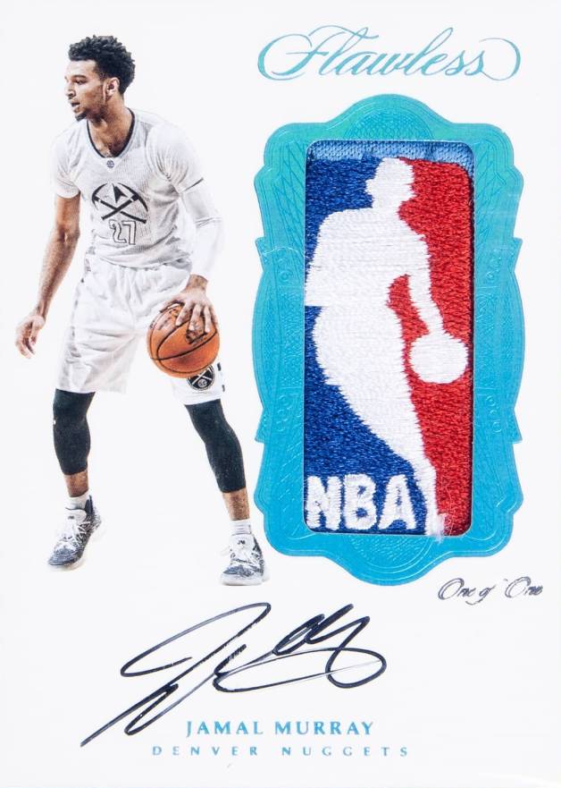 2016 Panini Flawless Logoman Autographs 1/1 Jamal Murray #LA-JM Basketball Card