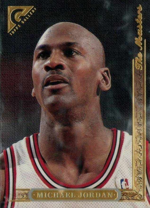 1995 Topps Gallery Michael Jordan #10 Basketball Card