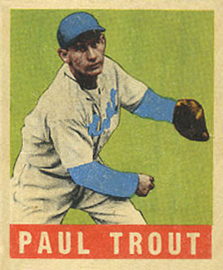 1948 Leaf Paul Trout #10 Baseball Card