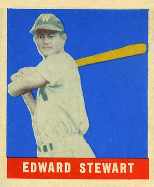 1948 Leaf Edward Stewart #104 Baseball Card