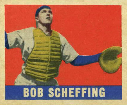 1948 Leaf Bob Scheffing #160 Baseball Card