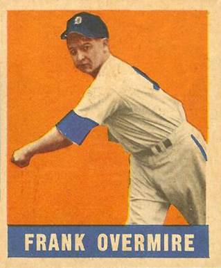 1948 Leaf Frank Overmire #17 Baseball Card