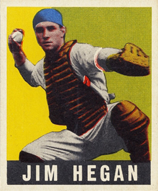 1948 Leaf Jim Hegan #28 Baseball Card