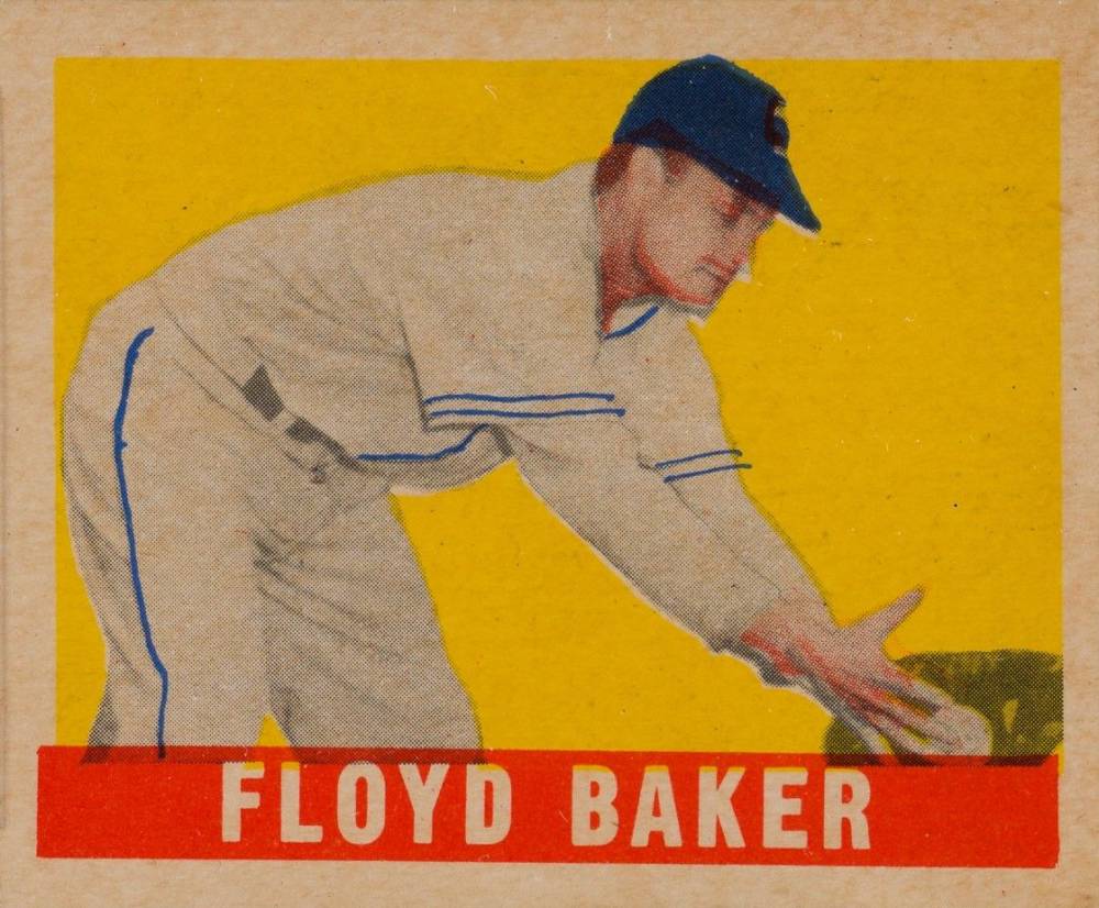 1948 Leaf Floyd Baker #153 Baseball Card