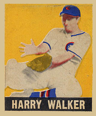 1948 Leaf Harry Walker #137 Baseball Card