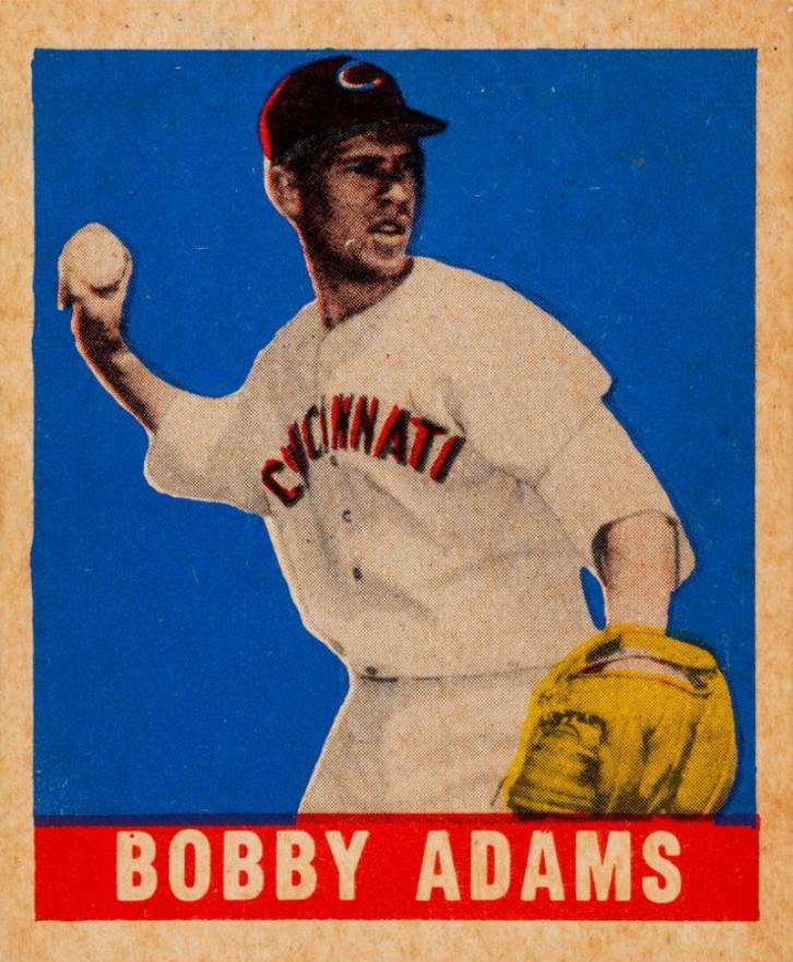 1948 Leaf Bobby Adams #54 Baseball Card