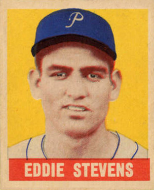 1948 Leaf Eddie Stevens #43 Baseball Card