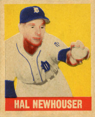 1948 Leaf Hal Newhouser #98 Baseball Card