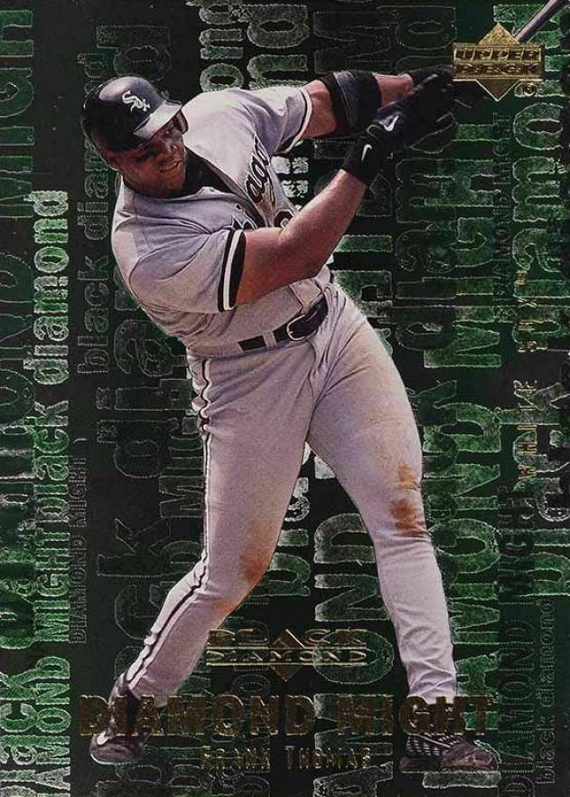 2000 Upper Deck Black Diamond Rookie Edition Diamond Might Frank Thomas #M3 Baseball Card
