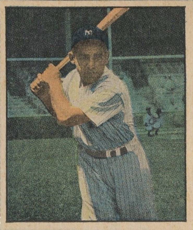 1951 Berk Ross Larry "Yogi" Berra #2-4 Baseball Card