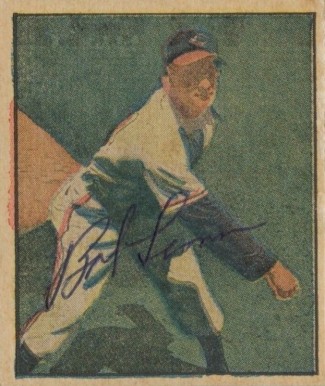1951 Berk Ross Bob Lemon #1-2 Baseball Card