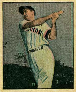 1951 Berk Ross Hank Bauer #1-4 Baseball Card