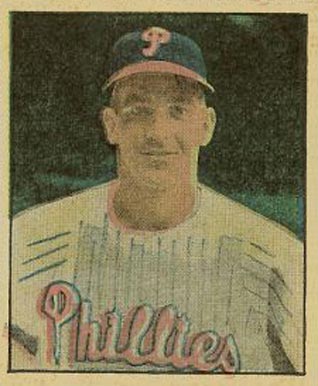1951 Berk Ross Granville Hamner #2-7 Baseball Card