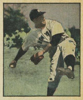 1951 Berk Ross Allie Reynolds #3-3 Baseball Card