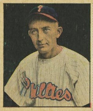 1951 Berk Ross Eddie Waitkus #3-9 Baseball Card