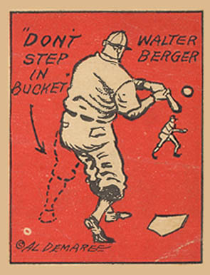 1935 Schutter-Johnson Walter Berger #12 Baseball Card