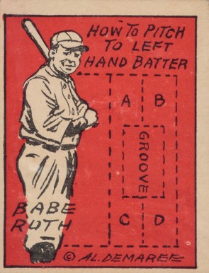 1935 Schutter-Johnson Babe Ruth #26 Baseball Card