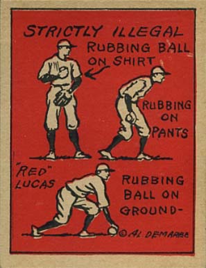 1935 Schutter-Johnson "Red" Lucas #43 Baseball Card