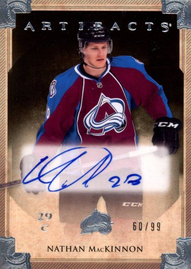2013 Upper Deck Artifacts Rookie Autographs Redemptions Nathan MacKinnon #I Hockey Card