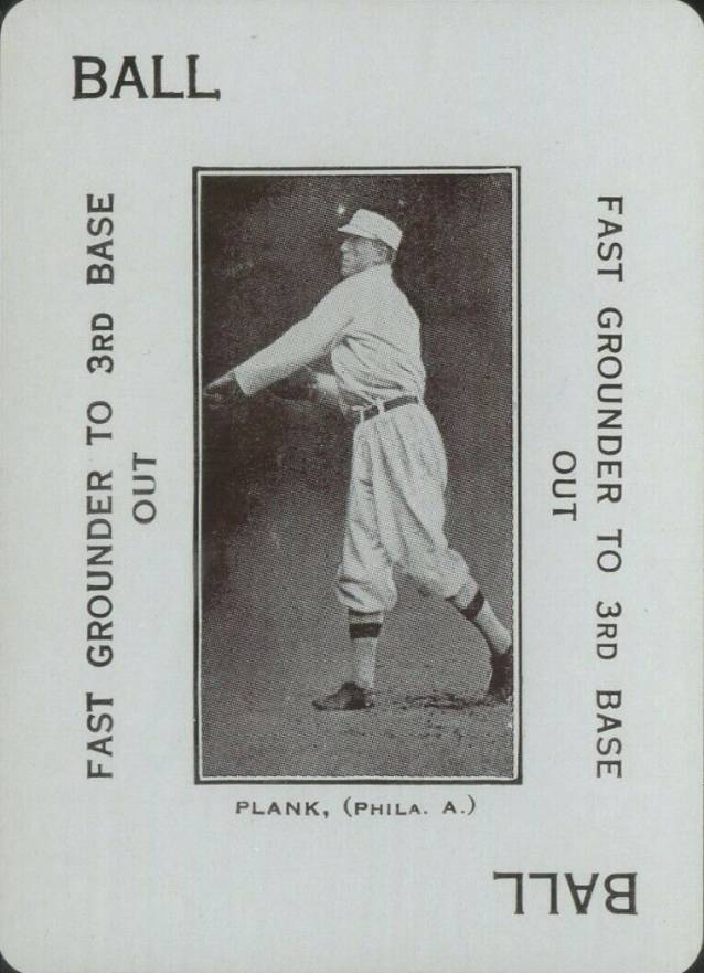 1914 Polo Grounds Game Ed Plank # Baseball Card