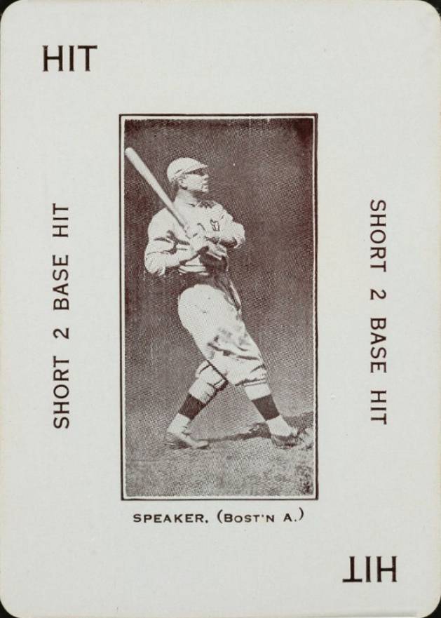 1914 Polo Grounds Game Tris Speaker # Baseball Card