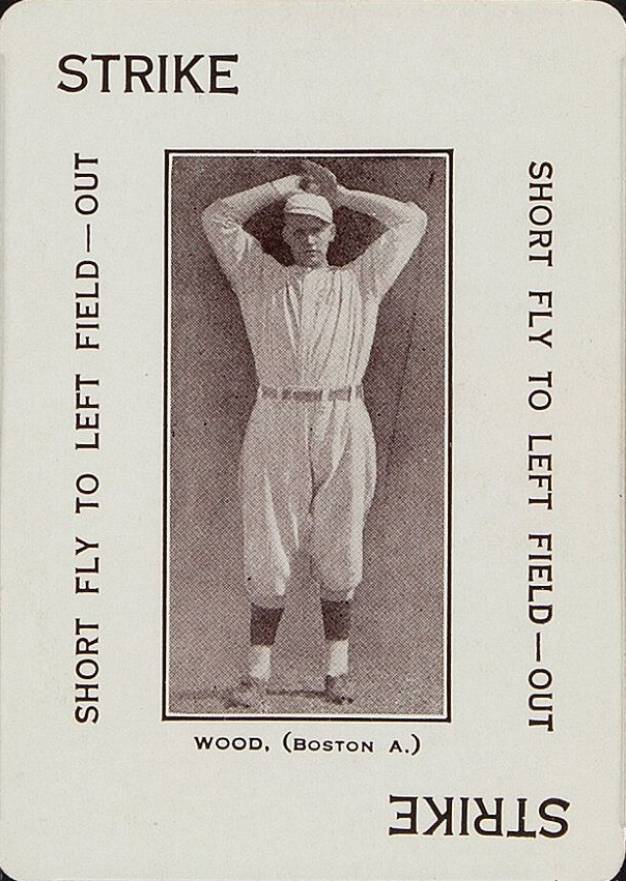 1914 Polo Grounds Game Joe Wood # Baseball Card