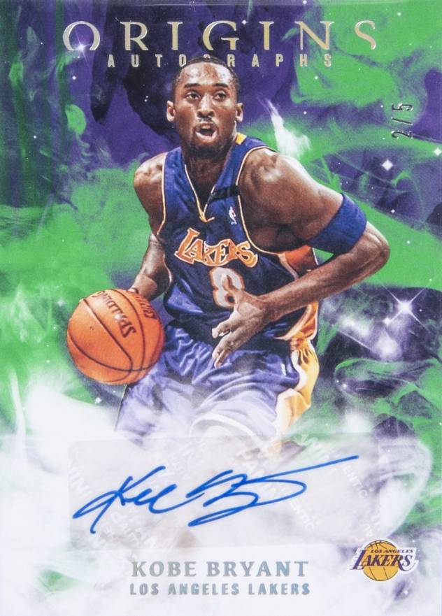 2019 Panini Origins Autographs Kobe Bryant #KBR Basketball Card