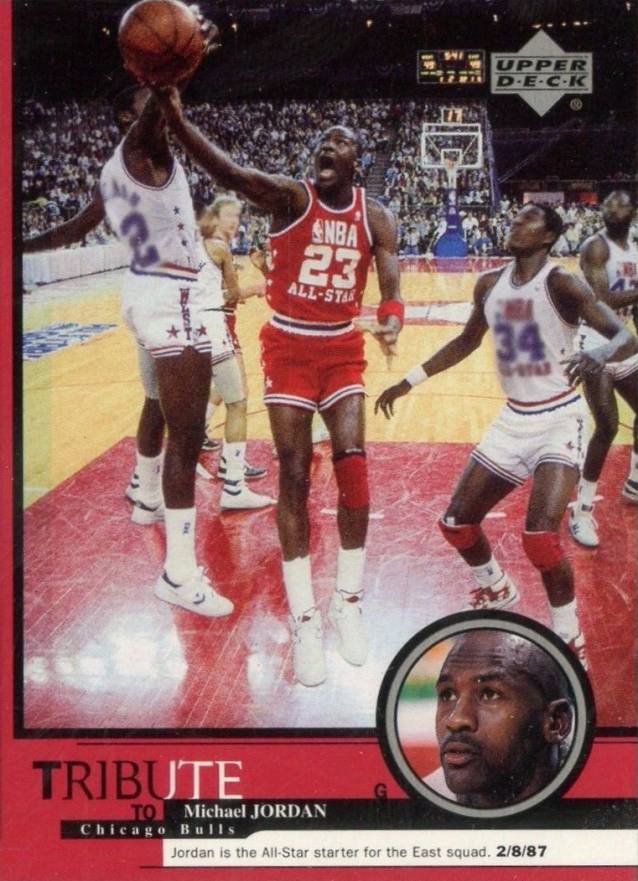 1999 Upper Deck Jordan Tribute 1987 All-Star #4 Basketball Card