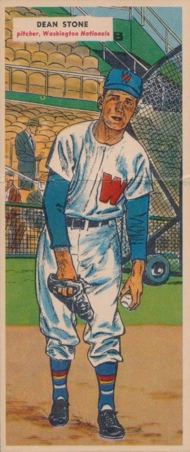 1955 Topps Doubleheaders Stone/White #17/18 Baseball Card