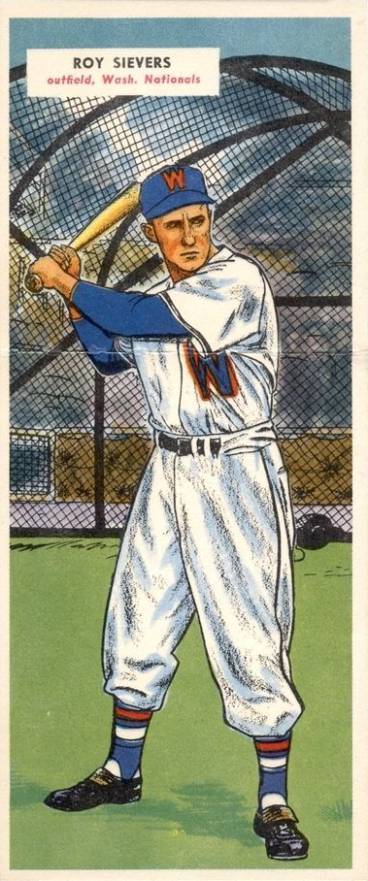 1955 Topps Doubleheaders Sievers/Fowler #79/80 Baseball Card