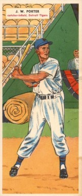 1955 Topps Doubleheaders Porter/Kipper #9/10 Baseball Card