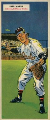 1955 Topps Doubleheaders Marsh/Theis #39/40 Baseball Card