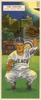 1955 Topps Doubleheaders Sawatski/Tappe #93/94 Baseball Card