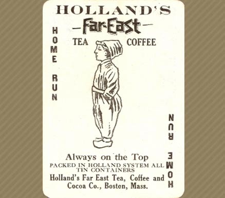 1913 Tom Barker Game Holland's Far East Tea Coffee # Baseball Card