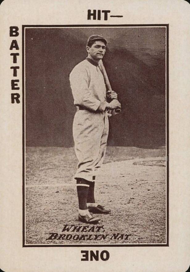 1913 Tom Barker Game Zach Wheat # Baseball Card
