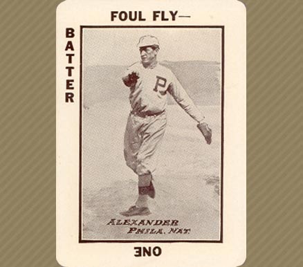 1913 Tom Barker Game Grover Alexander # Baseball Card