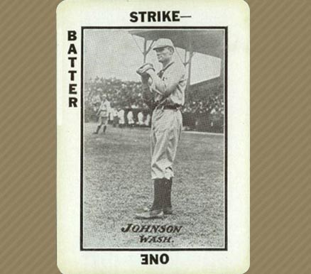1913 Tom Barker Game Walter Johnson # Baseball Card