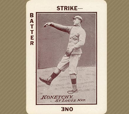 1913 Tom Barker Game Ed Konetchy # Baseball Card