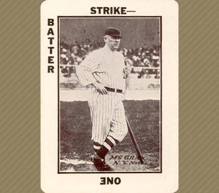 1913 Tom Barker Game John McGraw # Baseball Card